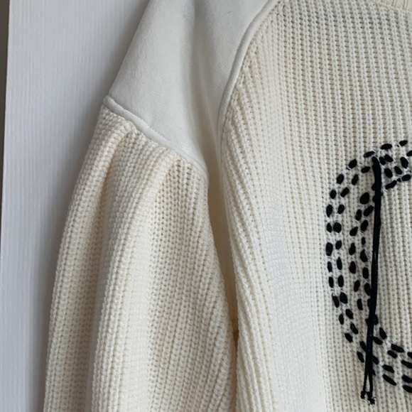 Twinset Contrast Stitch Knit/Fleece Top - Picture 5 of 12